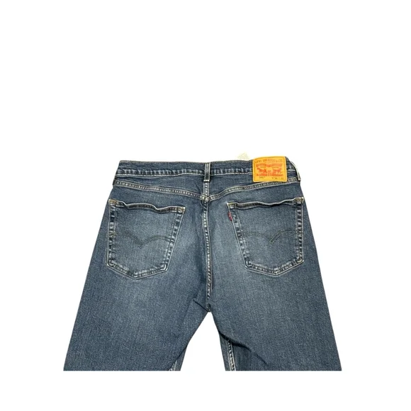 Levi's Men's 505 Medium Wash Jeans W36 L32 Faded Distressed - Picture 6 of 7